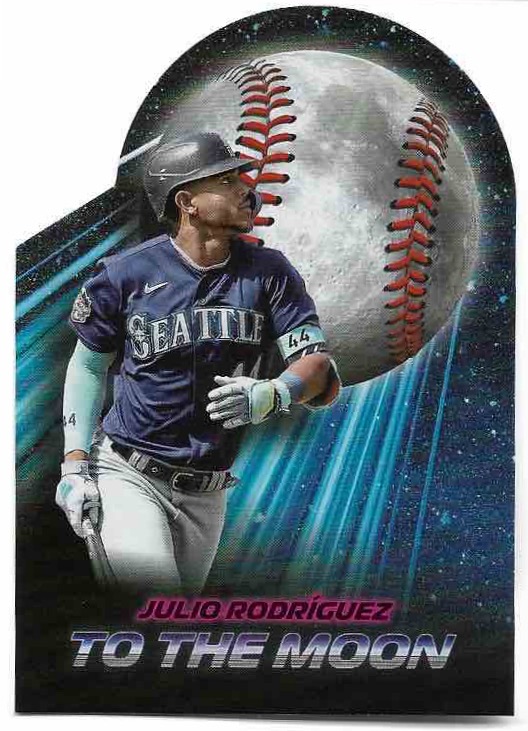 To the Moon Die-Cuts JULIO RODRIGUEZ 2024 Topps Big League Baseball
