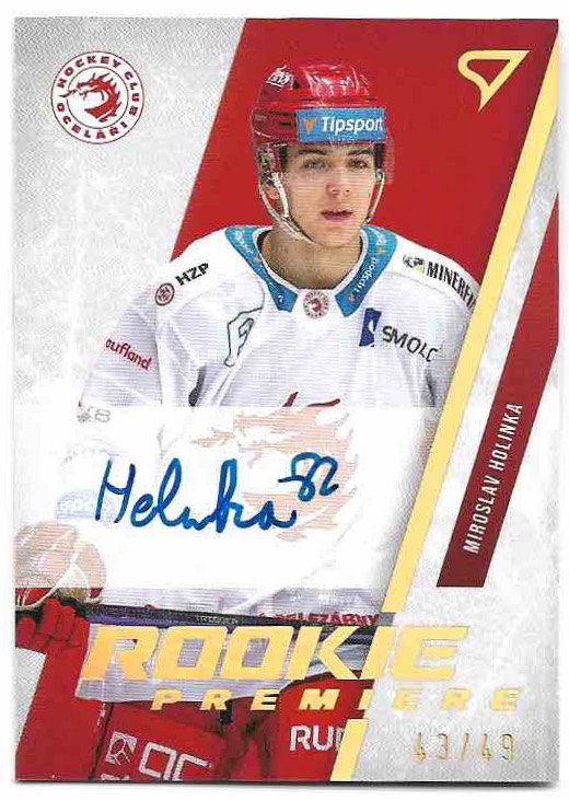 Auto Rookie Premiere MIROSLAV HOLINKA 23-24 SportZoo ELH Serie 2 /49