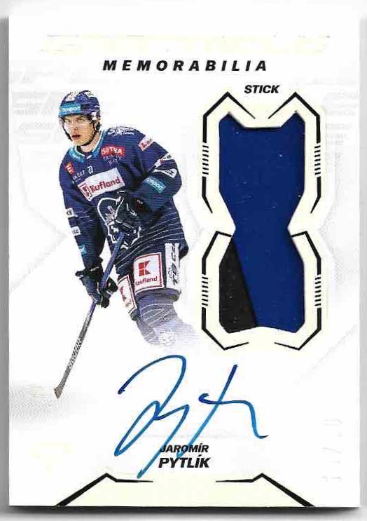 Auto Stick Yellow Spectacle Memorabilia JAROMÍR PYTLÍK 23-24 SportZoo ELH Serie 2 /10