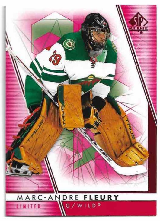 Limited Red MARC-ANDRE FLEURY 22-23 UD SP Authentic