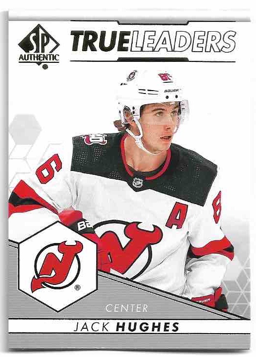 True Leaders JACK HUGHES 22-23 UD SP Authentic