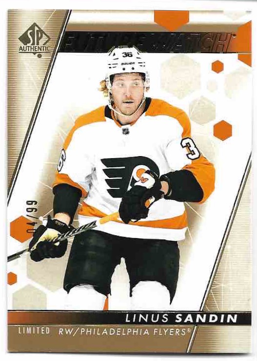 RC Limited Gold Future Watch LINUS SANDIN 22-23 UD SP Authentic /99 