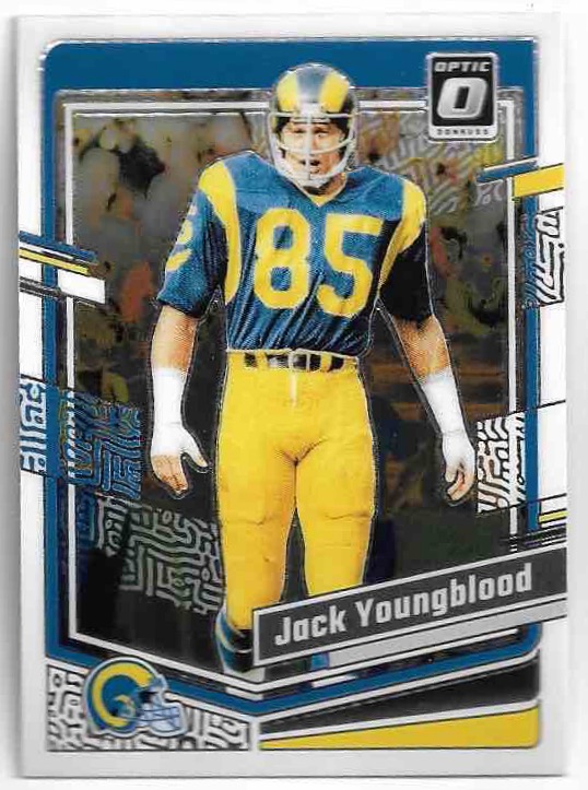 JACK YOUNGBLOOD 2023 Panini Donruss Optic Football