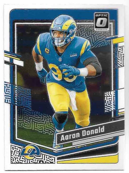 AARON DONALD 2023 Panini Donruss Optic Football