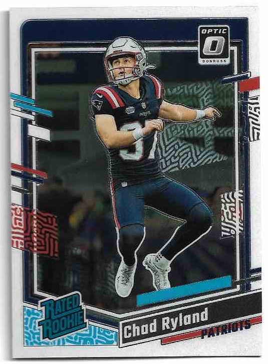 Rated Rookie CHAD RYLAND 2023 Donruss Optic Football
