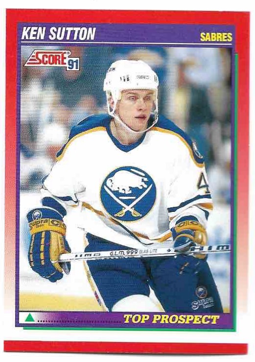 Top Prospect KEN SUTTON 91-92 Score Canadian