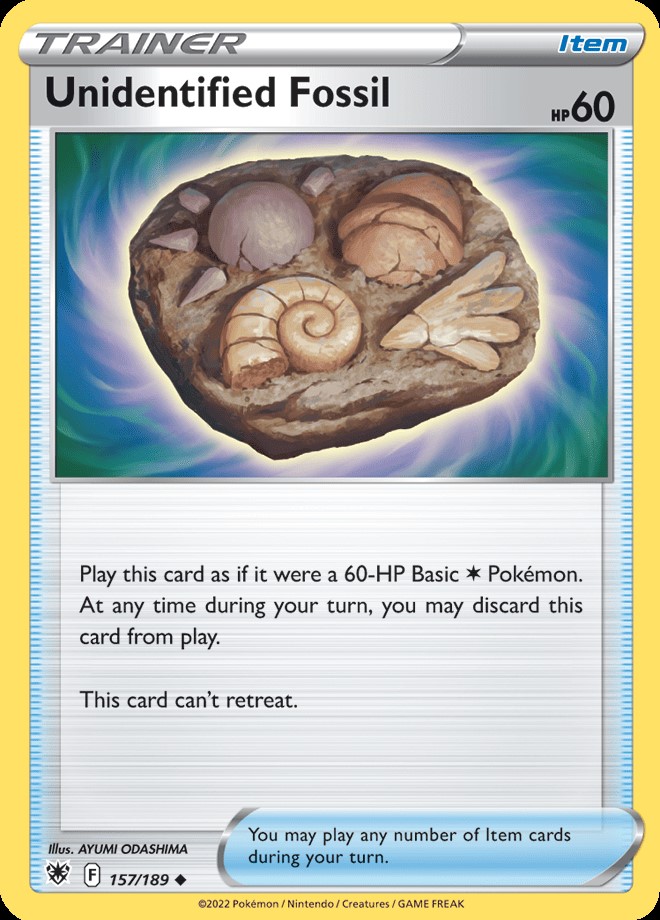 Trainer - UNIDENTIFIED FOSSIL