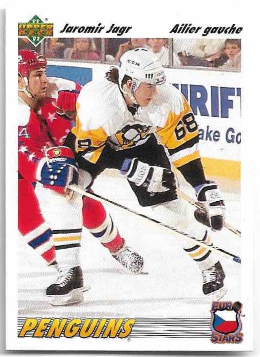 Euro-Stars JAROMÍR JÁGR 91-92 Upper Deck French
