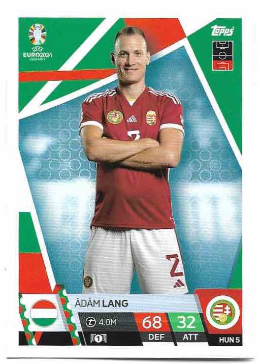 ADAM LANG 2024 EURO Match Attax