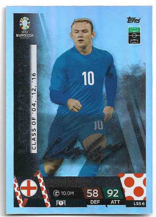Legend Signature Styles WAYNE ROONEY 2024 EURO Match Attax