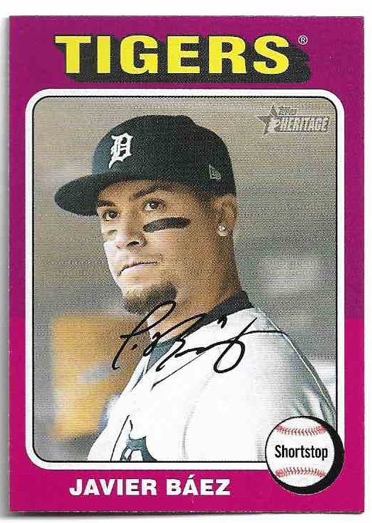 JAVIER BAEZ 2024 Topps Heritage Baseball
