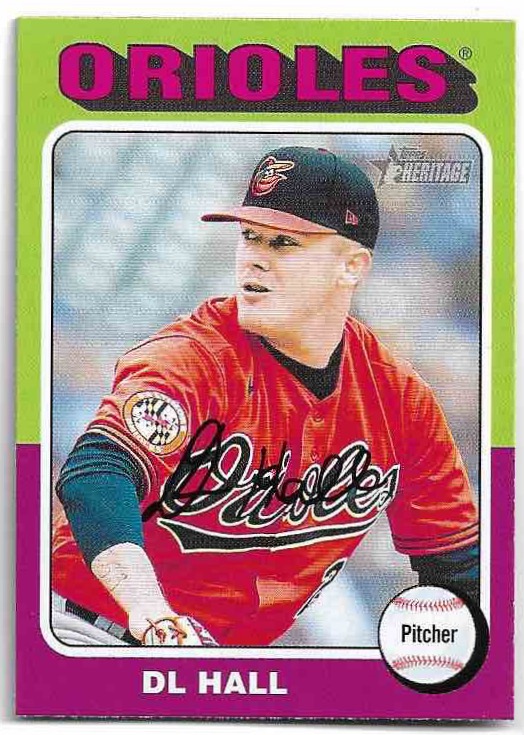 DL HALL 2024 Topps Heritage Baseball