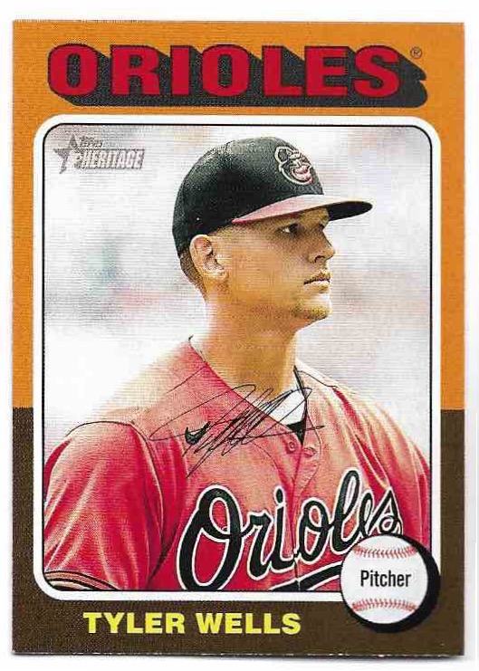 TYLER WELLS 2024 Topps Heritage Baseball