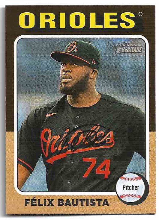 FELIX BAUTISTA 2024 Topps Heritage Baseball