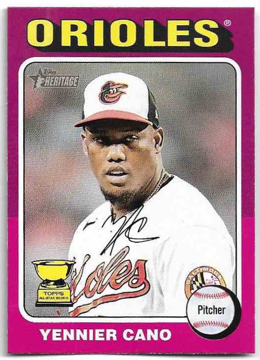 YENNIER CANO 2024 Topps Heritage Baseball