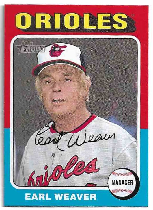 EARŮ WEAVER 2024 Topps Heritage Baseball