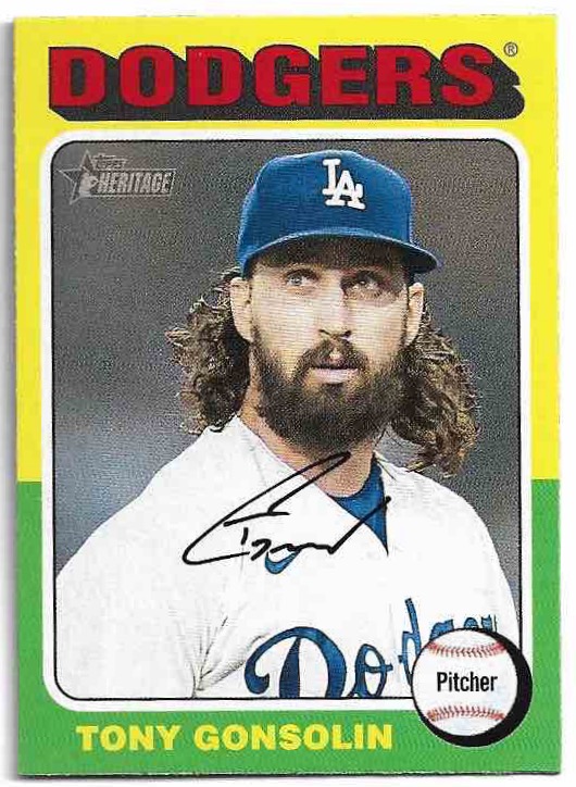 TONY GONSOLIN 2024 Topps Heritage Baseball