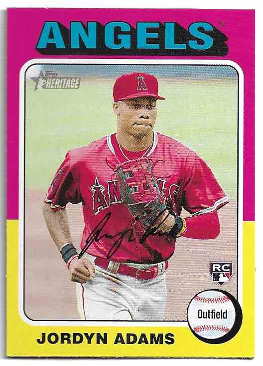 Rookie JORDYN ADAMS 2024 Topps Heritage Baseball