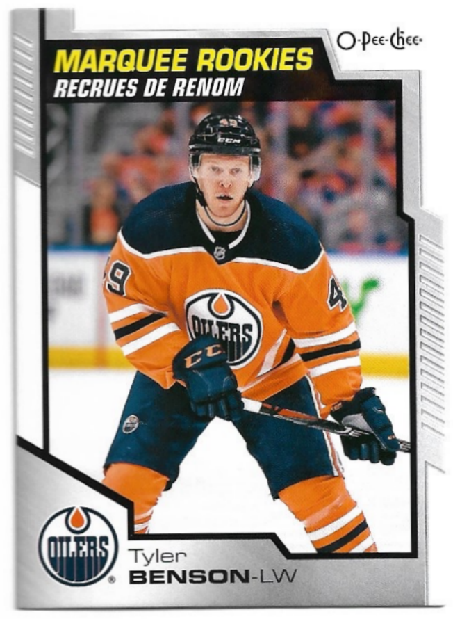 Marquee Rookies TYLER BENSON 20-21 UD O-Pee-Chee OPC