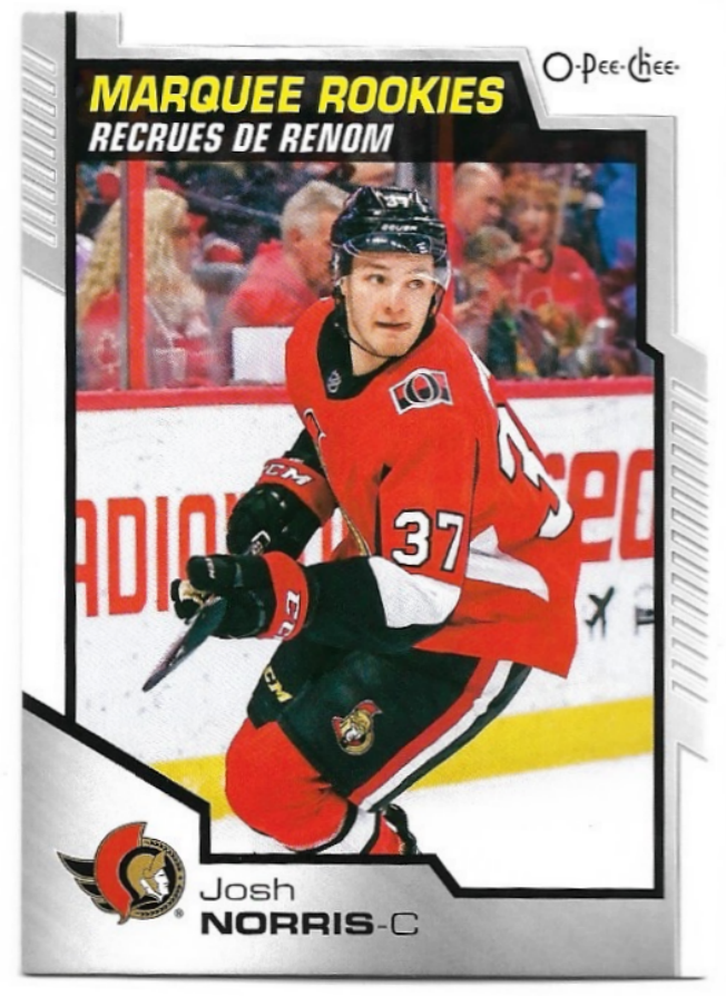 Marquee Rookies JOSH NORRIS 20-21 UD O-Pee-Chee OPC