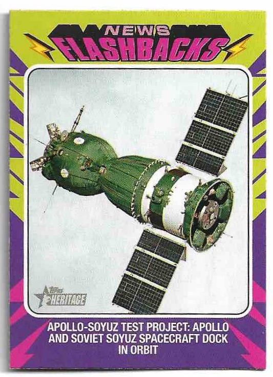 News Flashbacks APOLLO-SOYUZ Test Project 2024 Topps Heritage Baseball