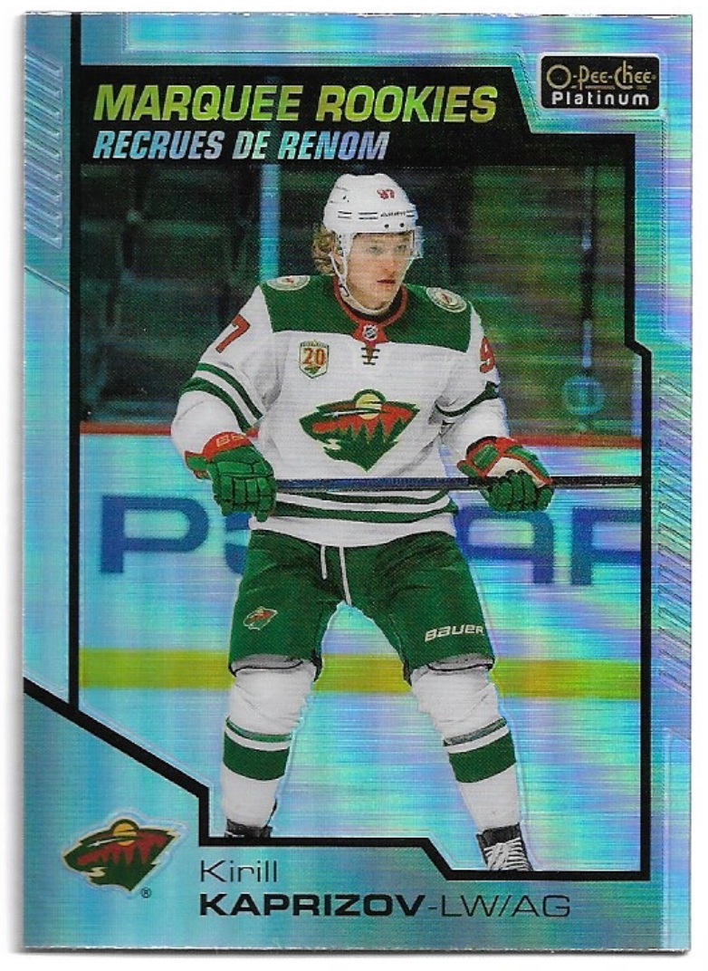 Rainbow Marquee Rookies KIRILL KAPRIZOV 20-21 UD O-Pee-Chee OPC Platinum