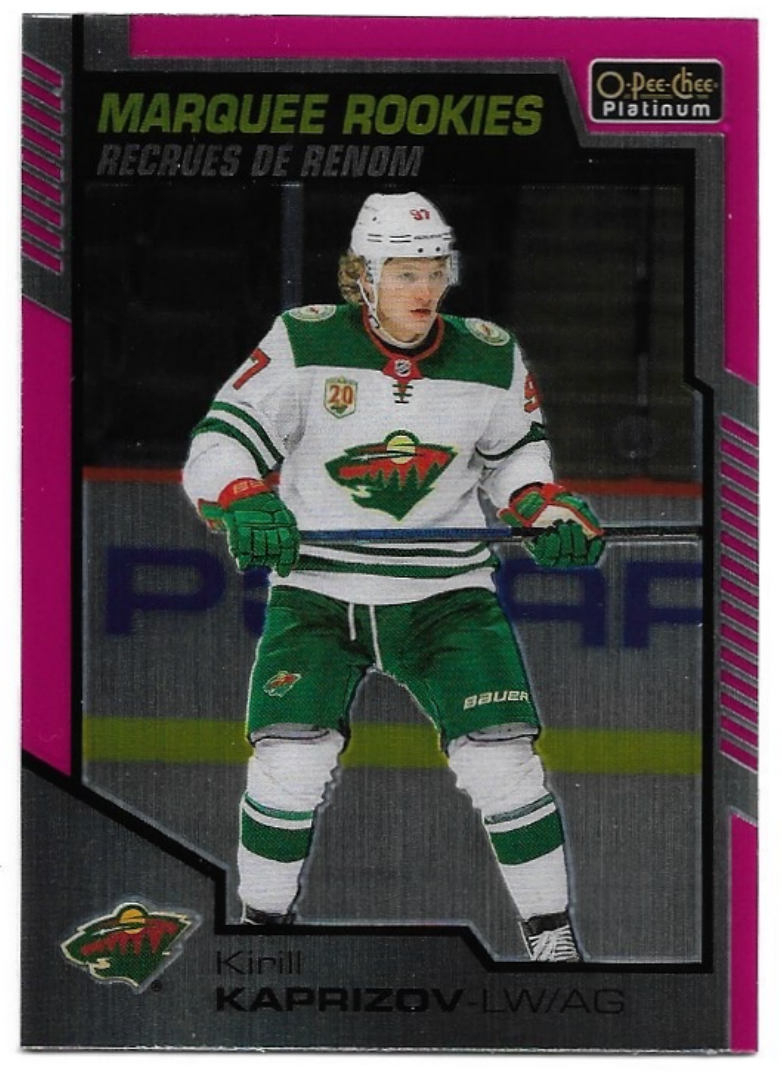 Matte Pink Marquee Rookies KIRILL KAPRIZOV 20-21 UD O-Pee-Chee OPC Platinum