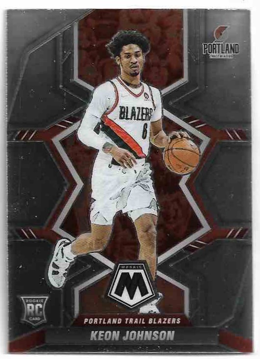 Rookie KEON JOHNSON 21-22 Panini Mosaic Basketball