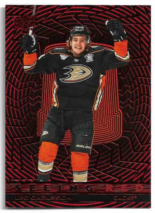 Rookie Seeing Red LEO CARLSSON 23-24 UD Extended Series