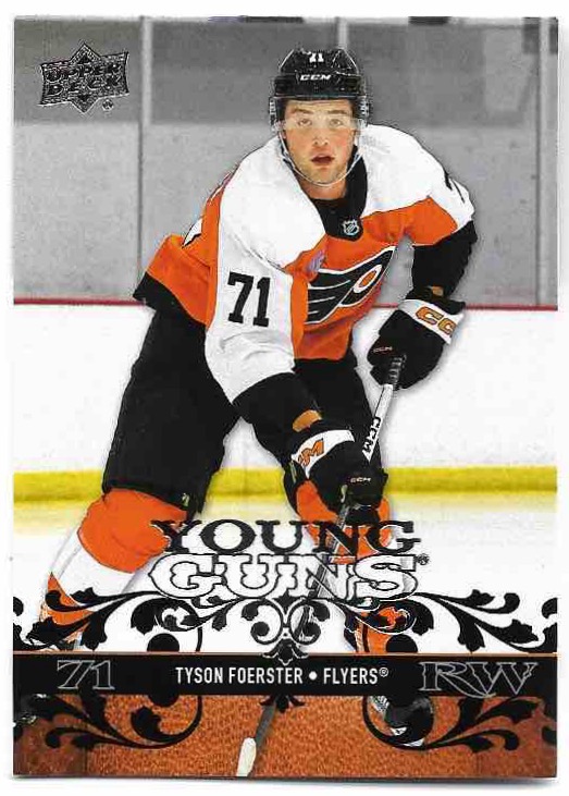 Rookie 2008-09 Young Guns TYSON FOERSTER 23-24 UD Extended Series