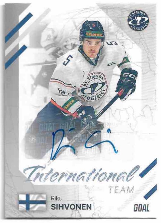 Auto International Team RIKU SIHVONEN 23-24 GOAL Cards Chance liga 1.série /25