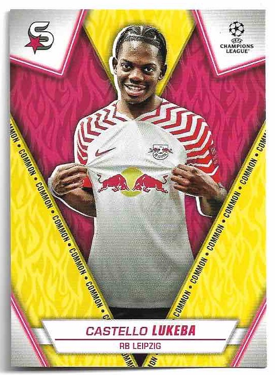Common Yellow CASTELLO LUKEBA 23-24 Topps UEFA Superstars