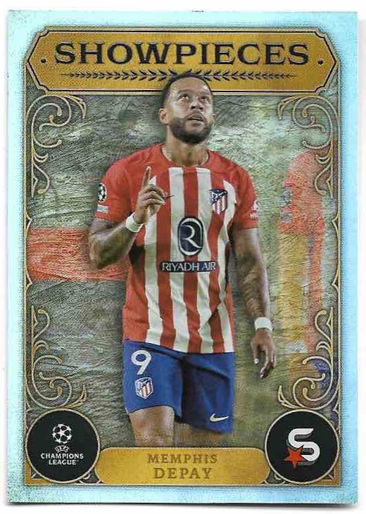 Showpieces MEMPHIS DEPAY 23-24 Topps UEFA Superstars