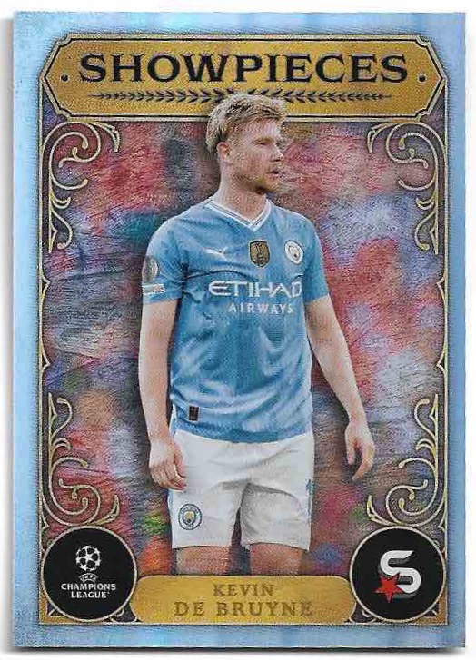 Showpieces KEVIN DE BRUYNE 23-24 Topps UEFA Superstars