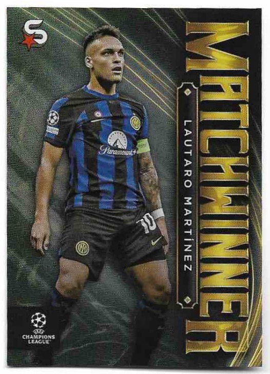 Matchwinner LAUTARO MARTINEZ 23-24 Topps UEFA Superstars
