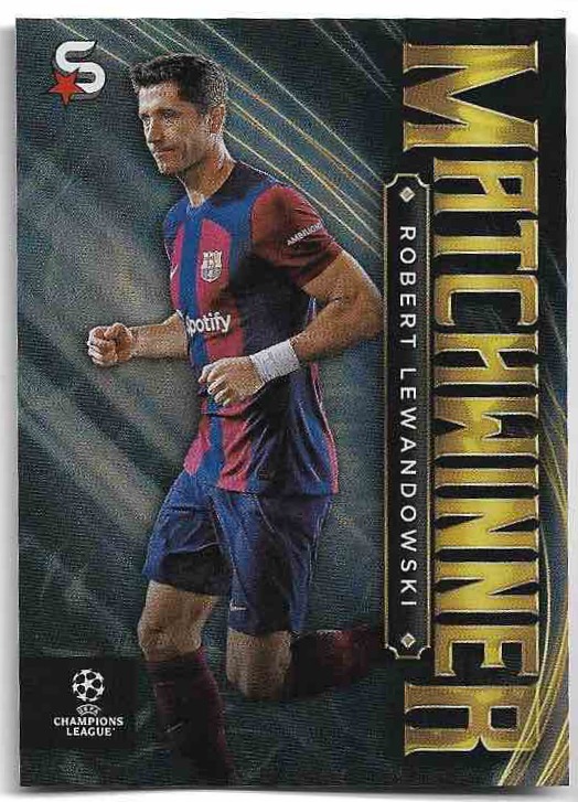 Matchwinner ROBERT LEWANDOWSKI 23-24 Topps UEFA Superstars