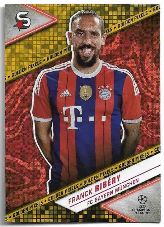 Golden Pixels FRANCK RIBERY 23-24 Topps UEFA Superstars