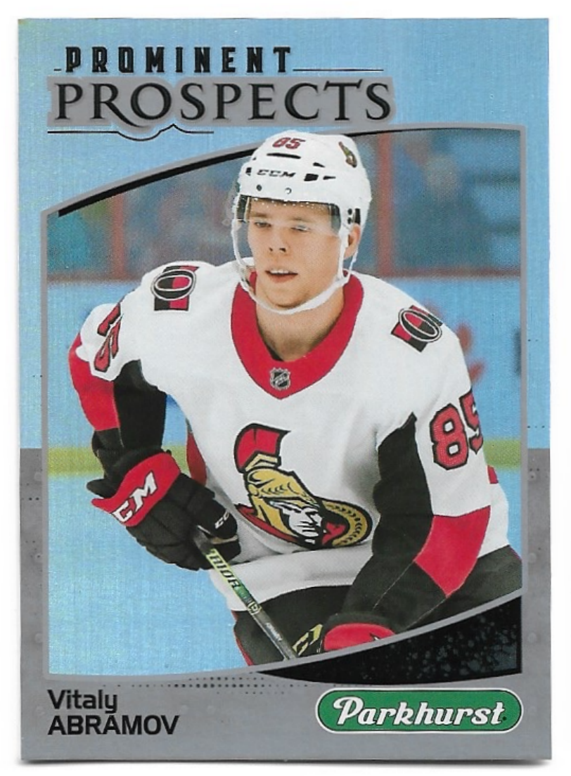 Rookie Prominent Prospects VITALY ABRAMOV 19-20 Parkhurst