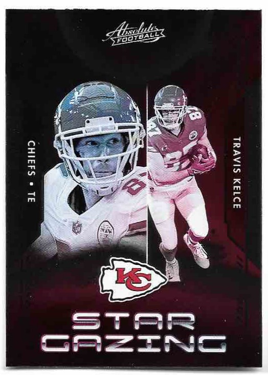 Star Gazing TRAVIS KELCE 2023 Panini Absolute Football
