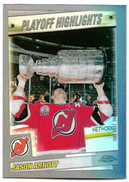 Refractor Playoff Highlights JASON ARNOTT 00-01 Topps Chrome