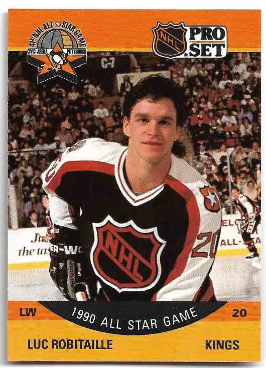 All-Star LUC ROBITAILLE 90-91 Pro Set