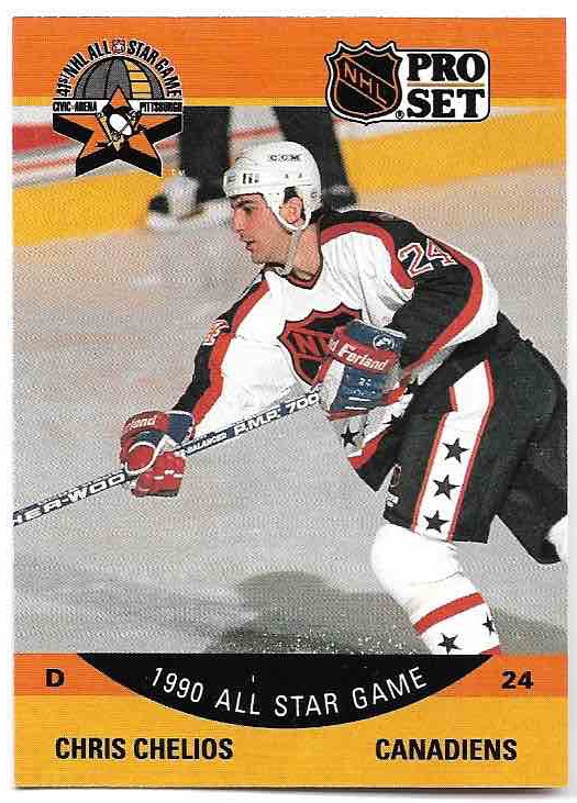 All-Star CHRIS CHELIOS 90-91 Pro Set