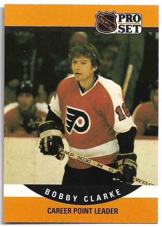 Career Point Leader BOBBY CLARKE 90-91 Pro Set