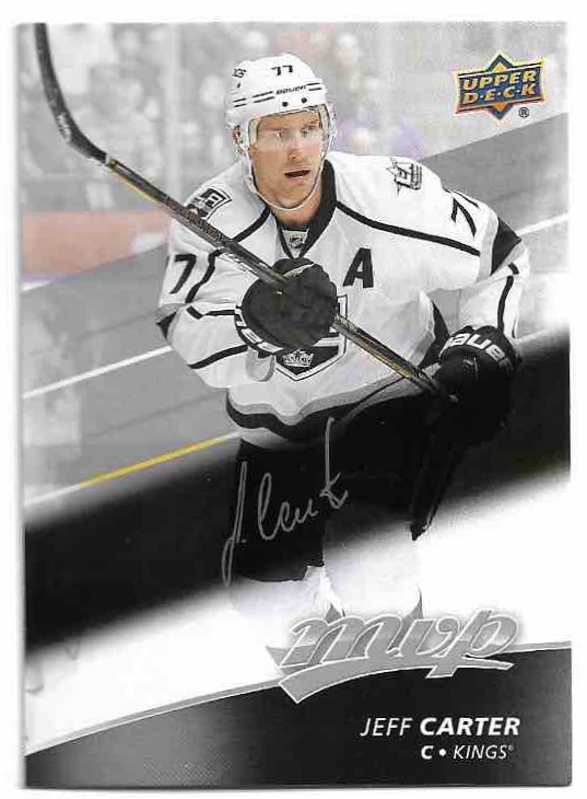 Silver Script JEFF CARTER 17-18 UD MVP