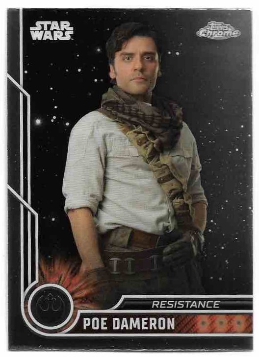 POE DAMERON 2023 Topps Chrome Star Wars
