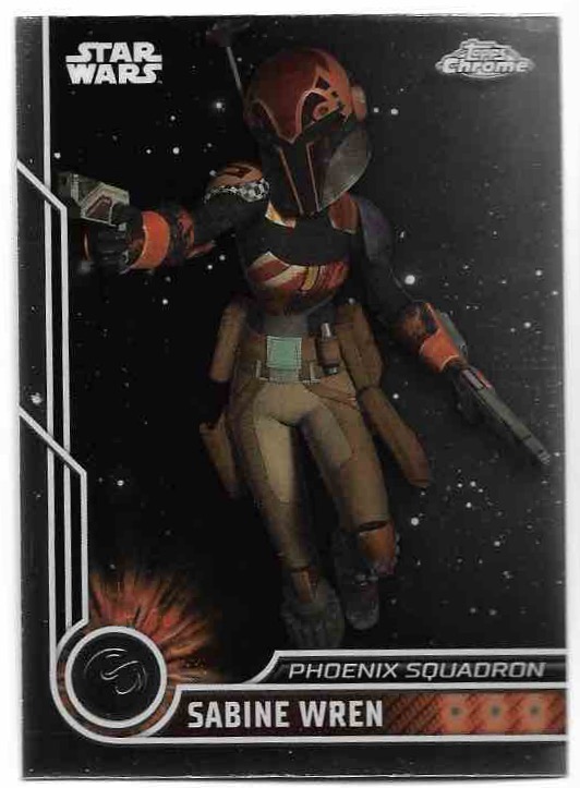 SABINE WREN 2023 Topps Chrome Star Wars