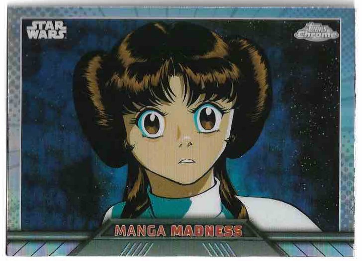 Manga Madness PRINCESS LEIA 2023 Topps Chrome Star Wars