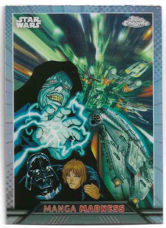 Manga Madness EMPEROR/MILENNIUM FALCON 2023 Topps Chrome Star Wars