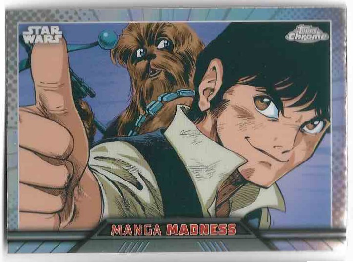 Manga Madness HAN SOLO/CHEWBACCA 2023 Topps Chrome Star Wars