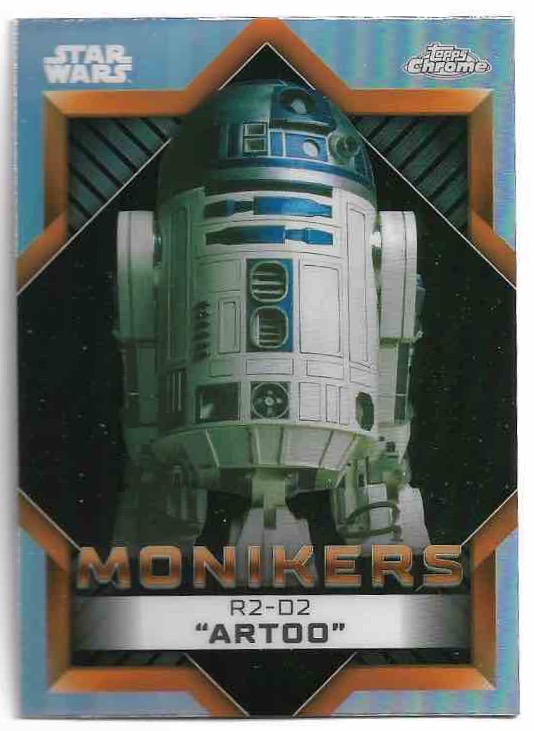 Monikers R2-D2 2023 Topps Chrome Star Wars
